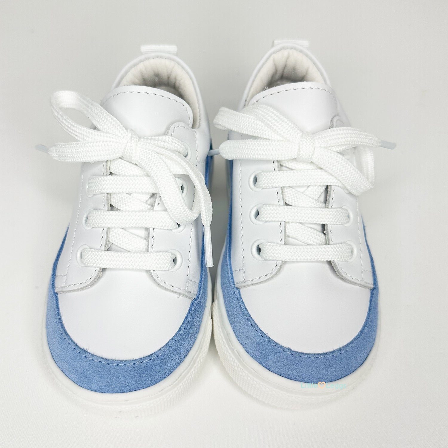 Blue Suede Trim leather Trainers