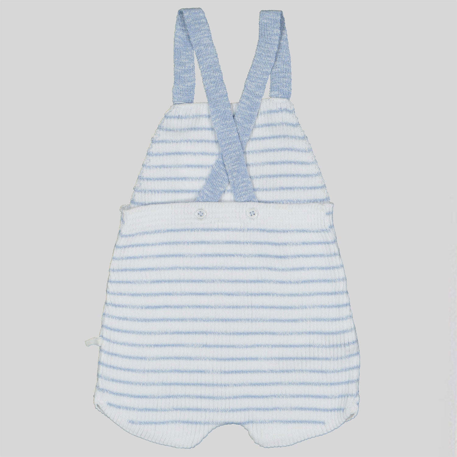 Blue Stripe Knit Romper