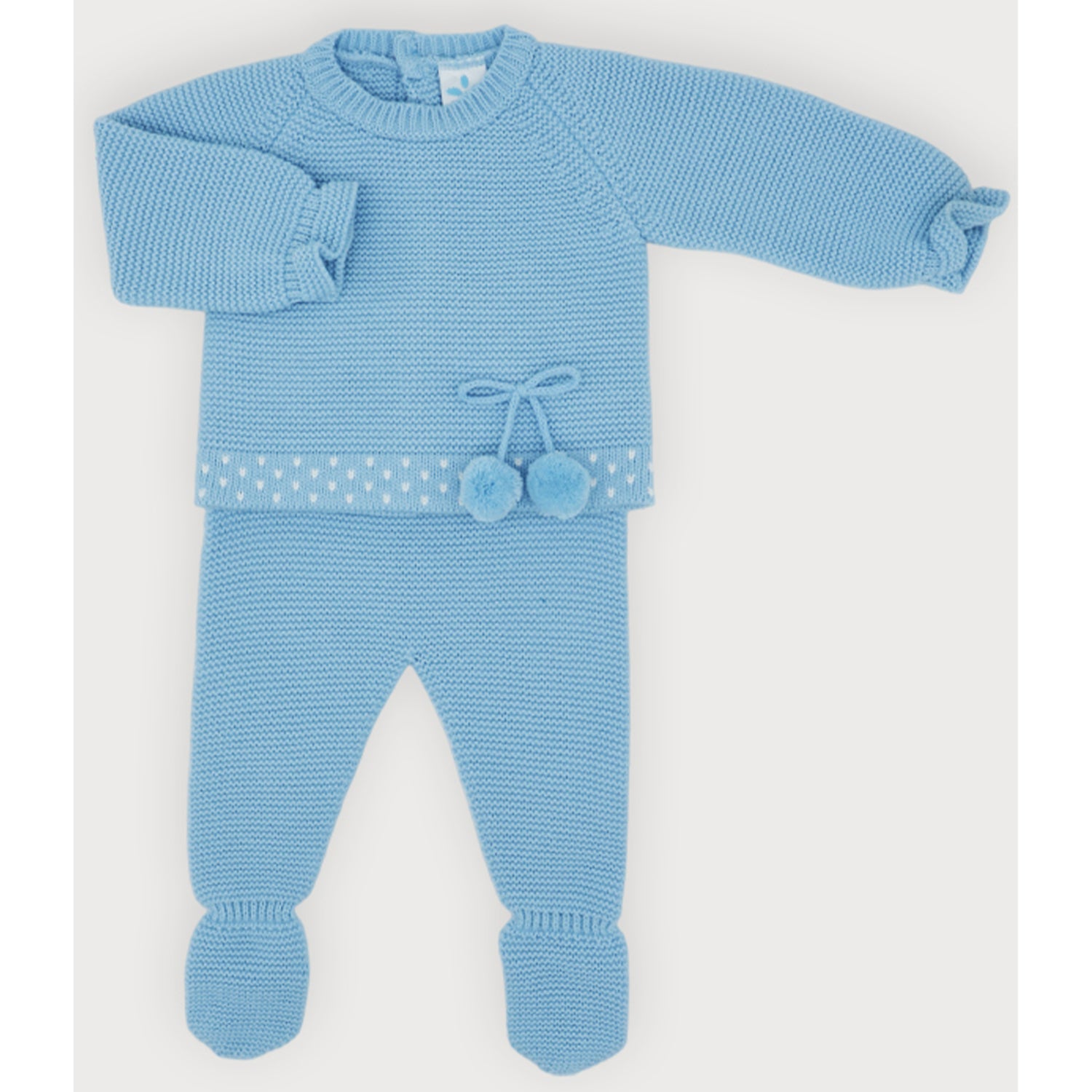 Blue Knit Set