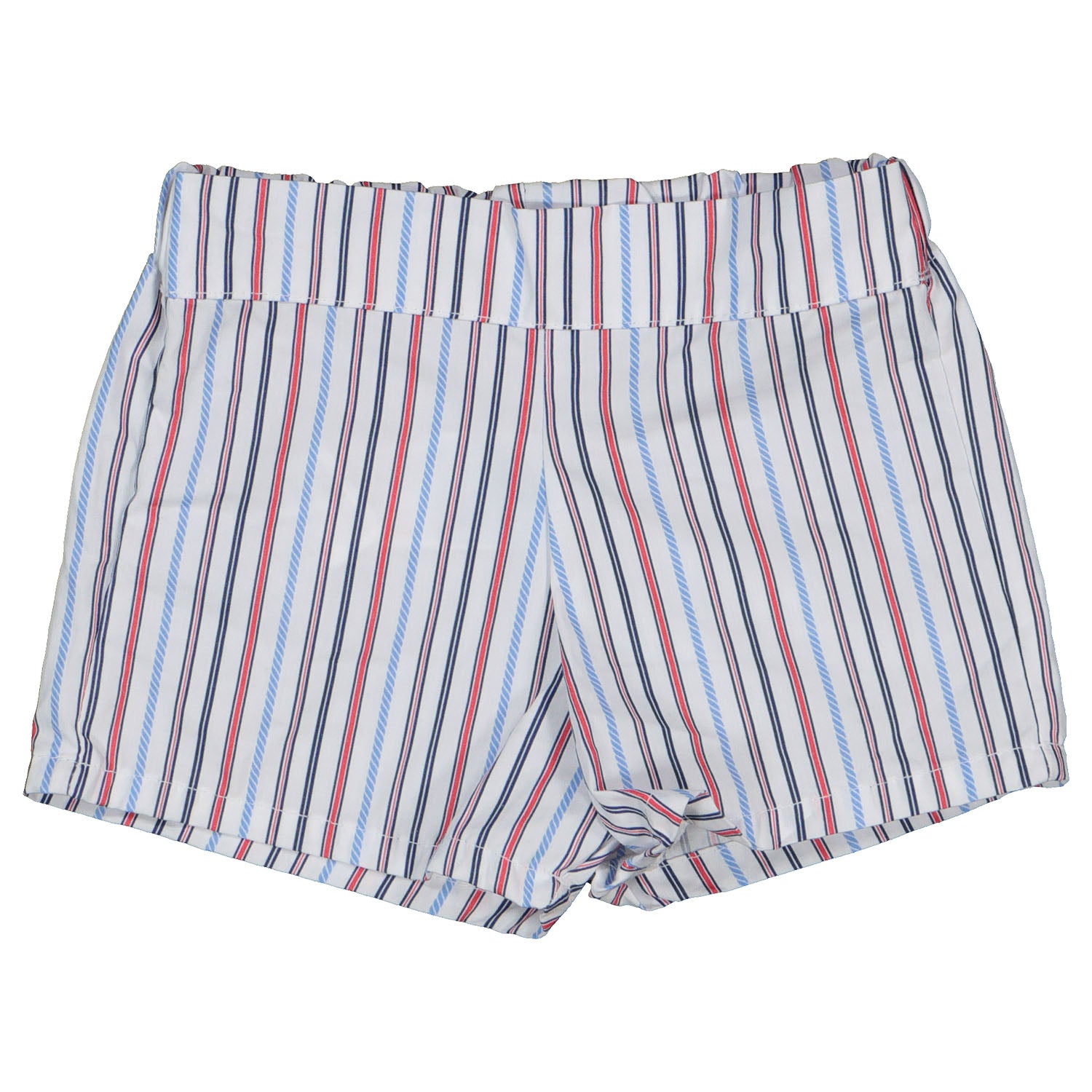 Red and Blue Polo Short Set