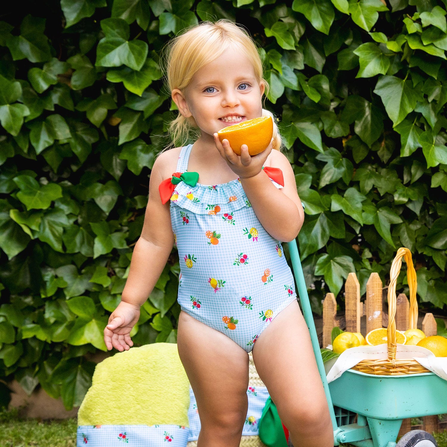 Fruit Print Swimsuit