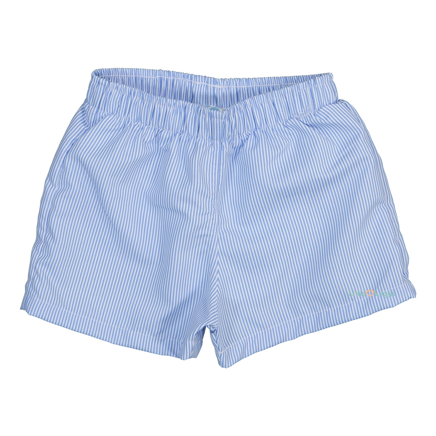 Pale Blue Stripe Swim Shorts
