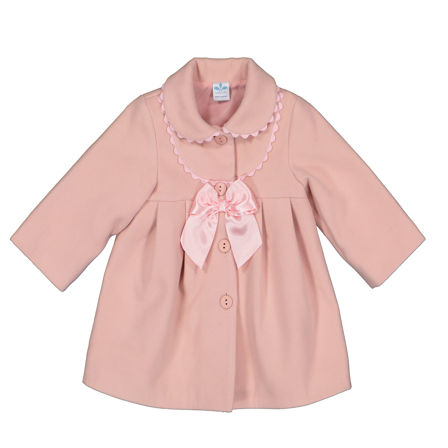 Pink Wool Coat