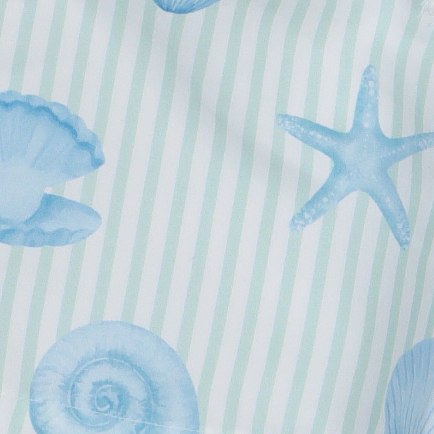 Mint Green Shells Swim Shorts