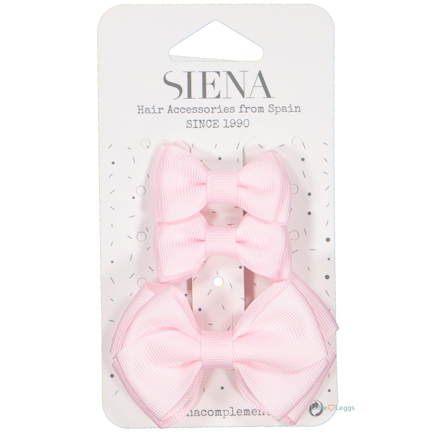 Pastel Pink Hair Clips - 3 Pack