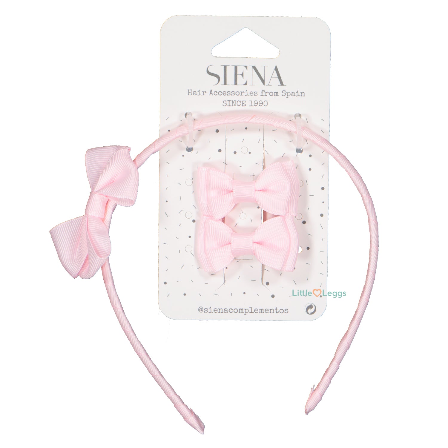Pastel Pink Alice Band Bow Pack