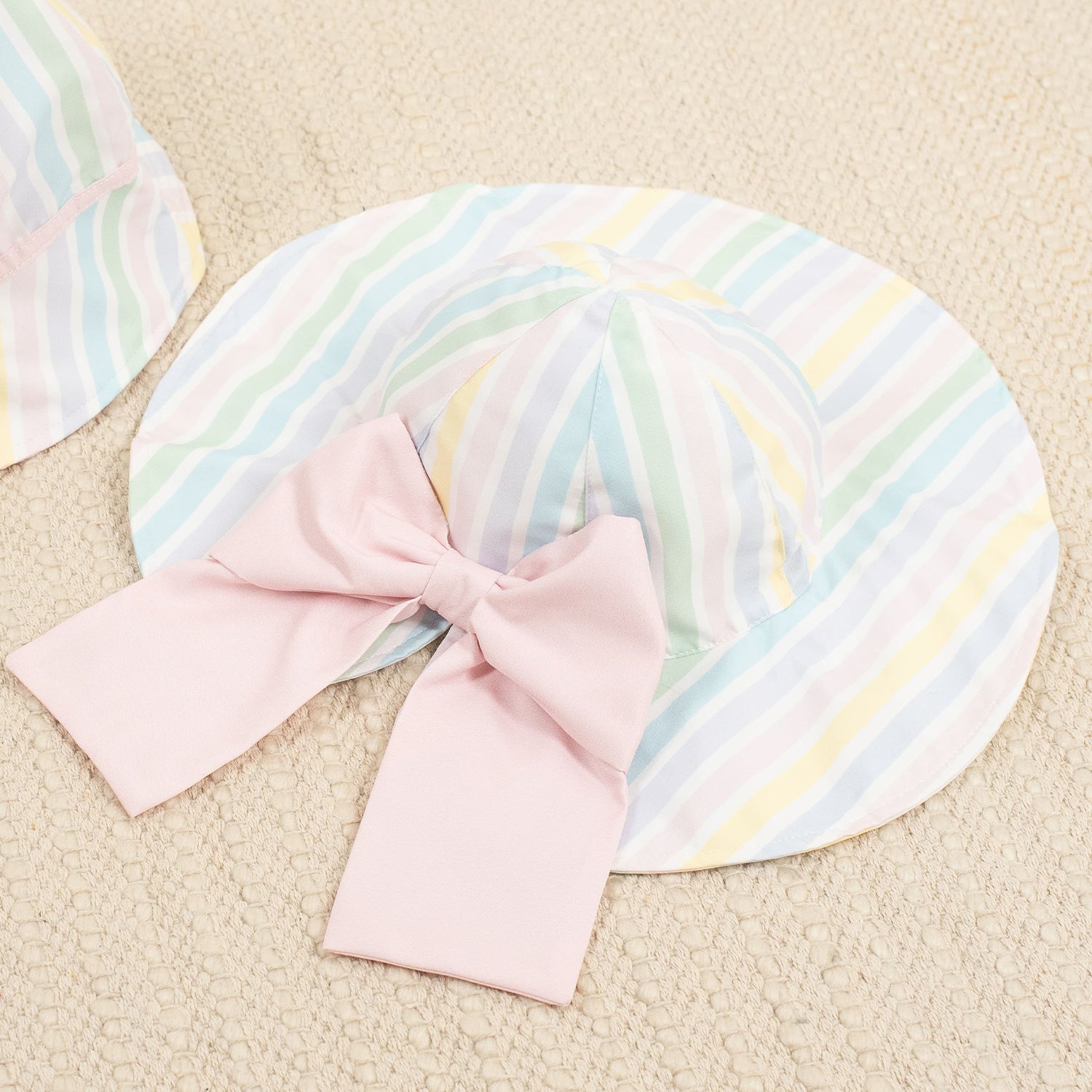 Pastel Stripe Sun Hat