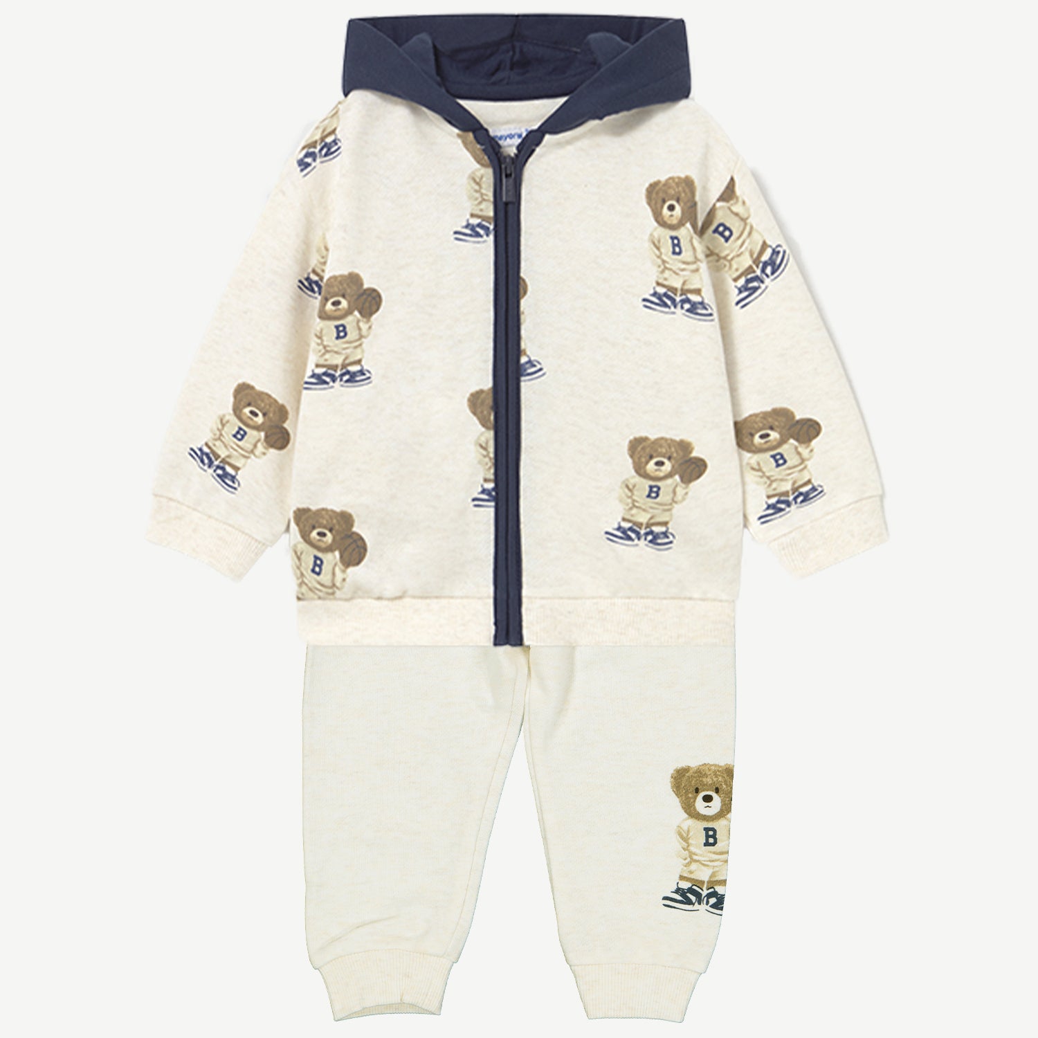 Cream Teddy Tracksuit