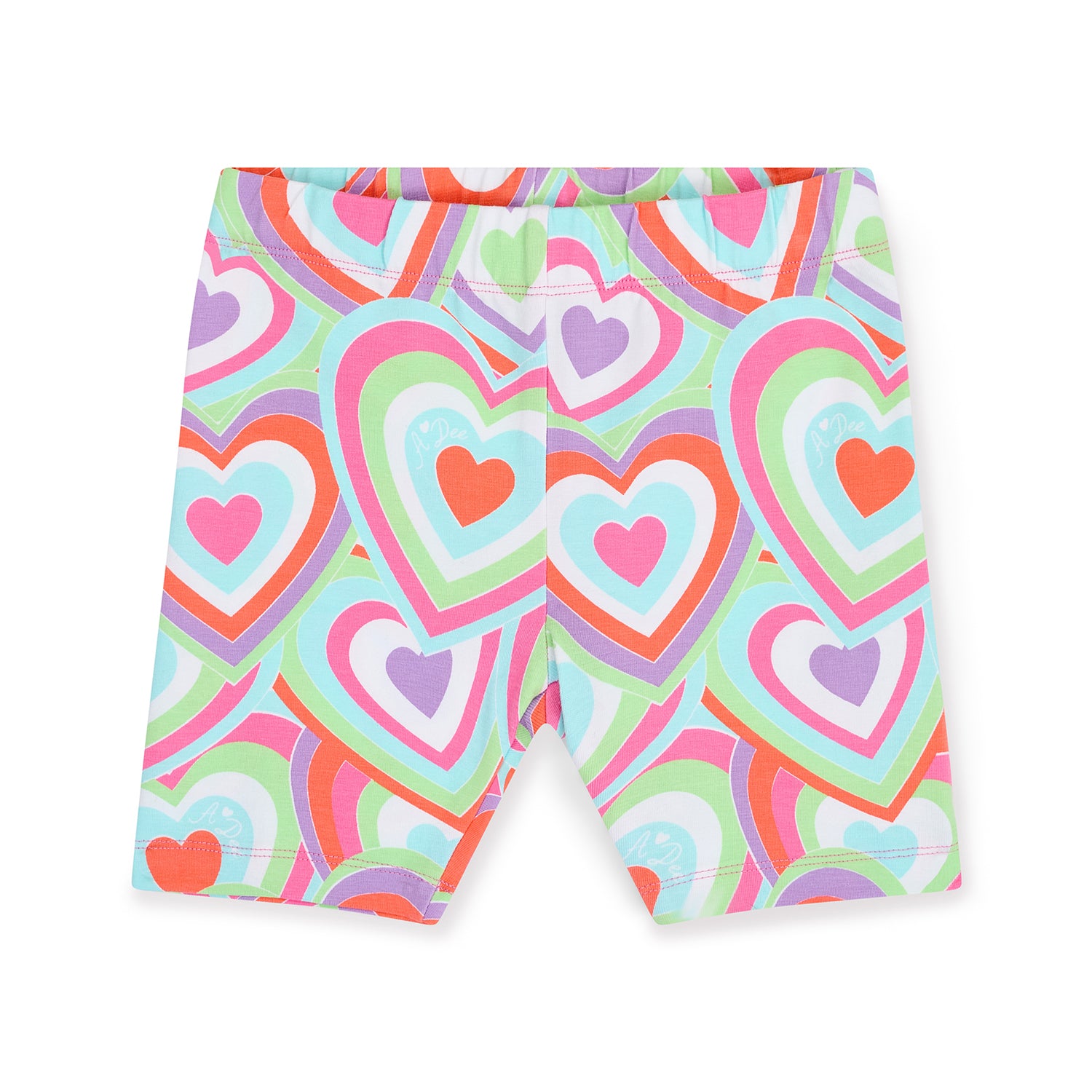 Pop Heart Violet Cycling Short Set