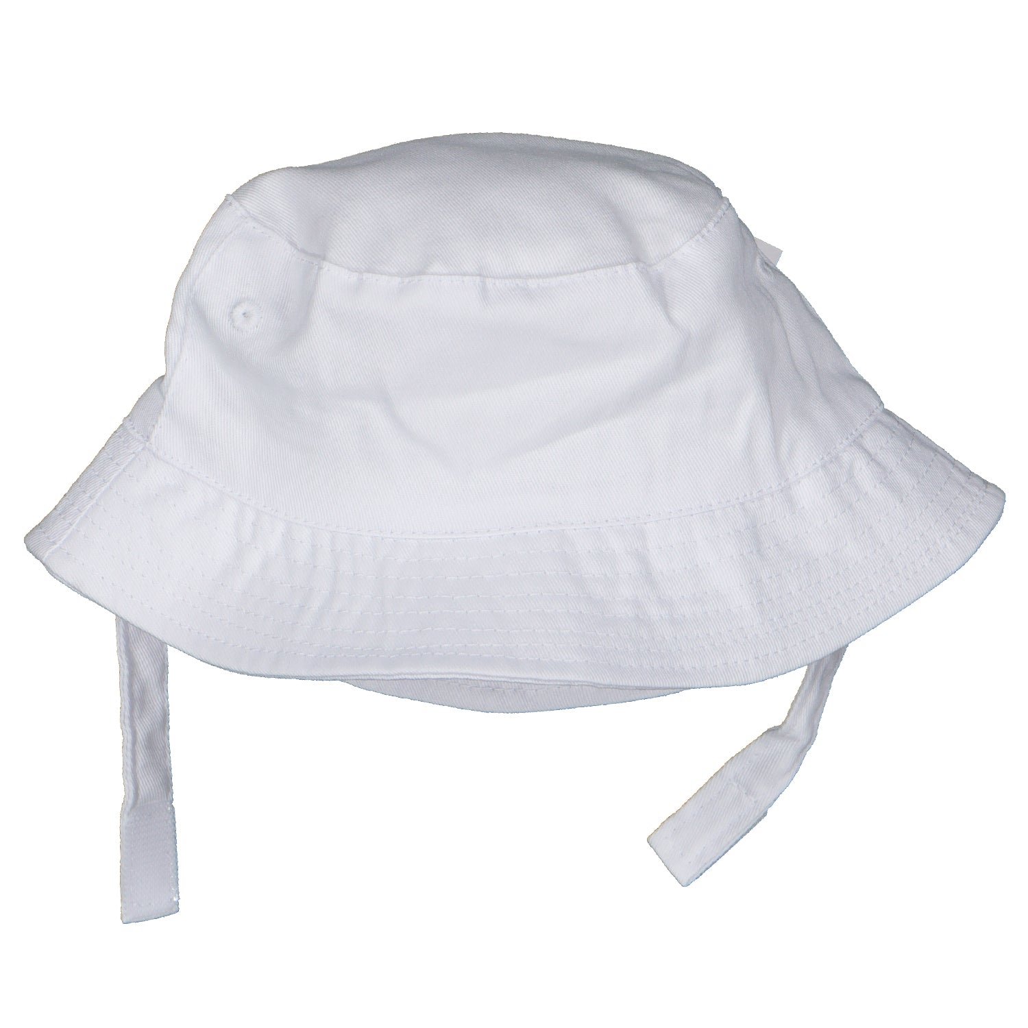 White Cotton Bucket Hat