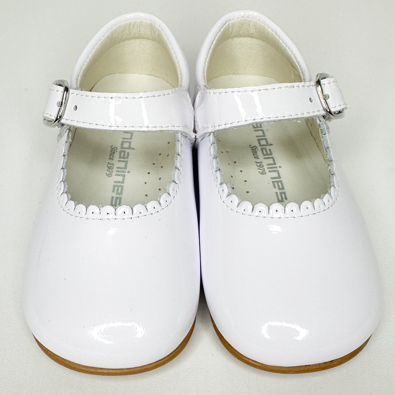 Girls White Patent Mary Jane Shoe