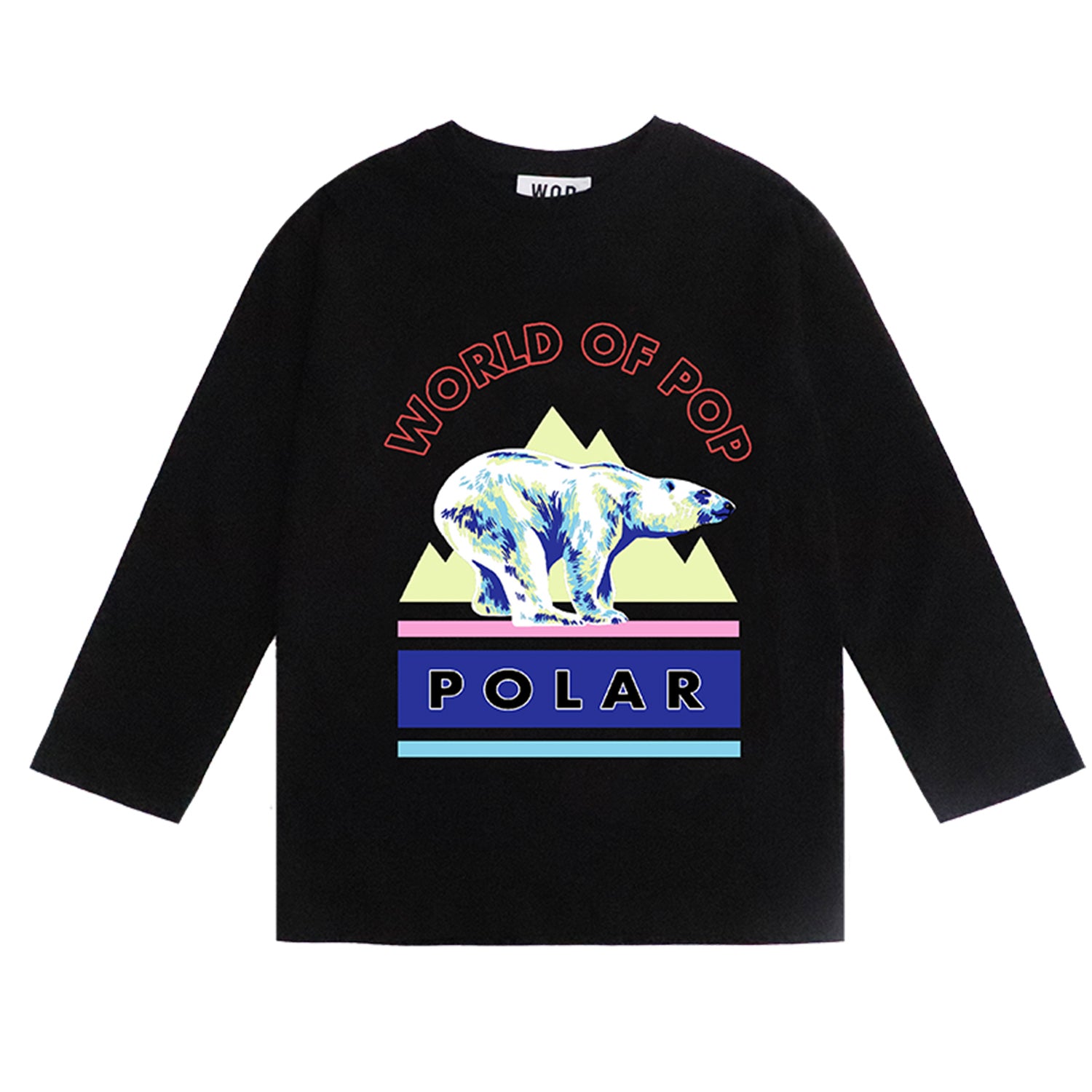 Black Polar Long Sleeve Top