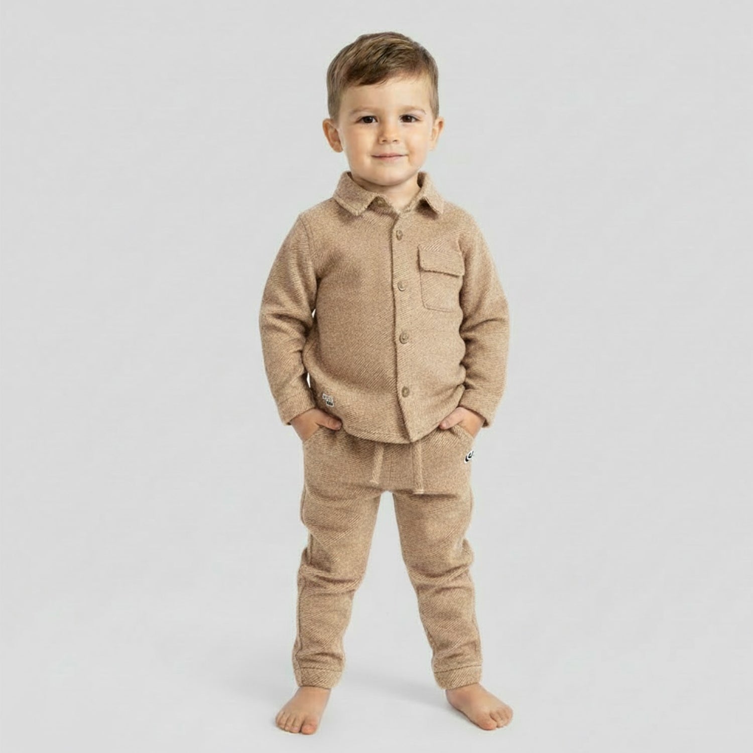 Truffle Overshirt & Trouser Set