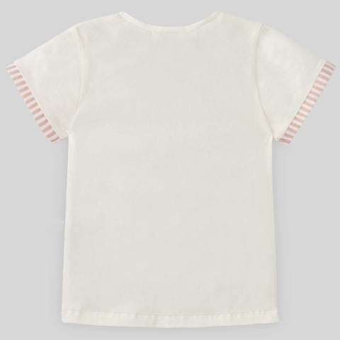 Peach T-Shirt And Short Set