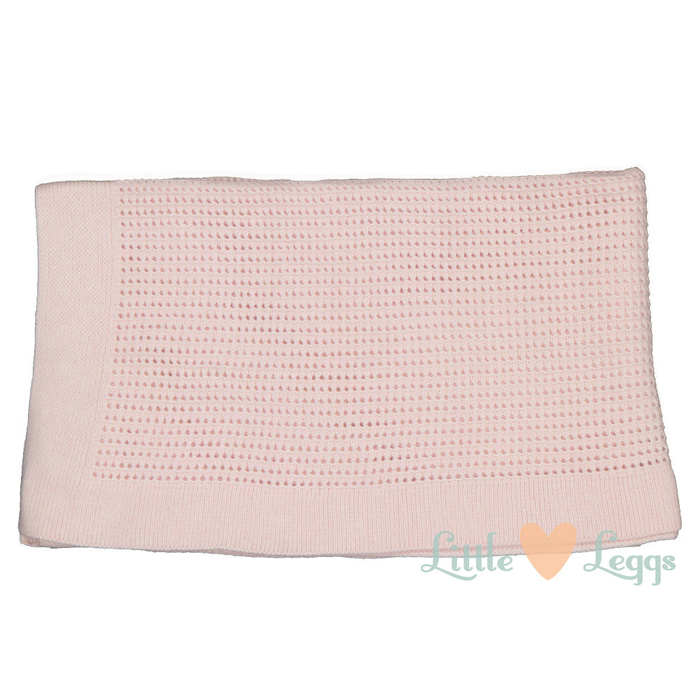 Pink Marl Patterned Blanket