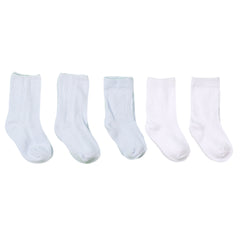 5 Pair Pack Of Socks -Blue/White