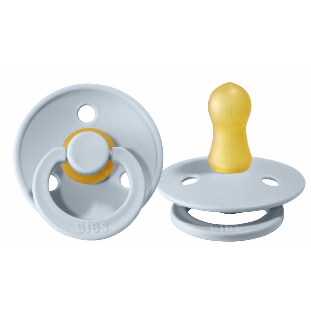 Bibs Twin Pack Dummy - Baby Blue/ Baby Blue
