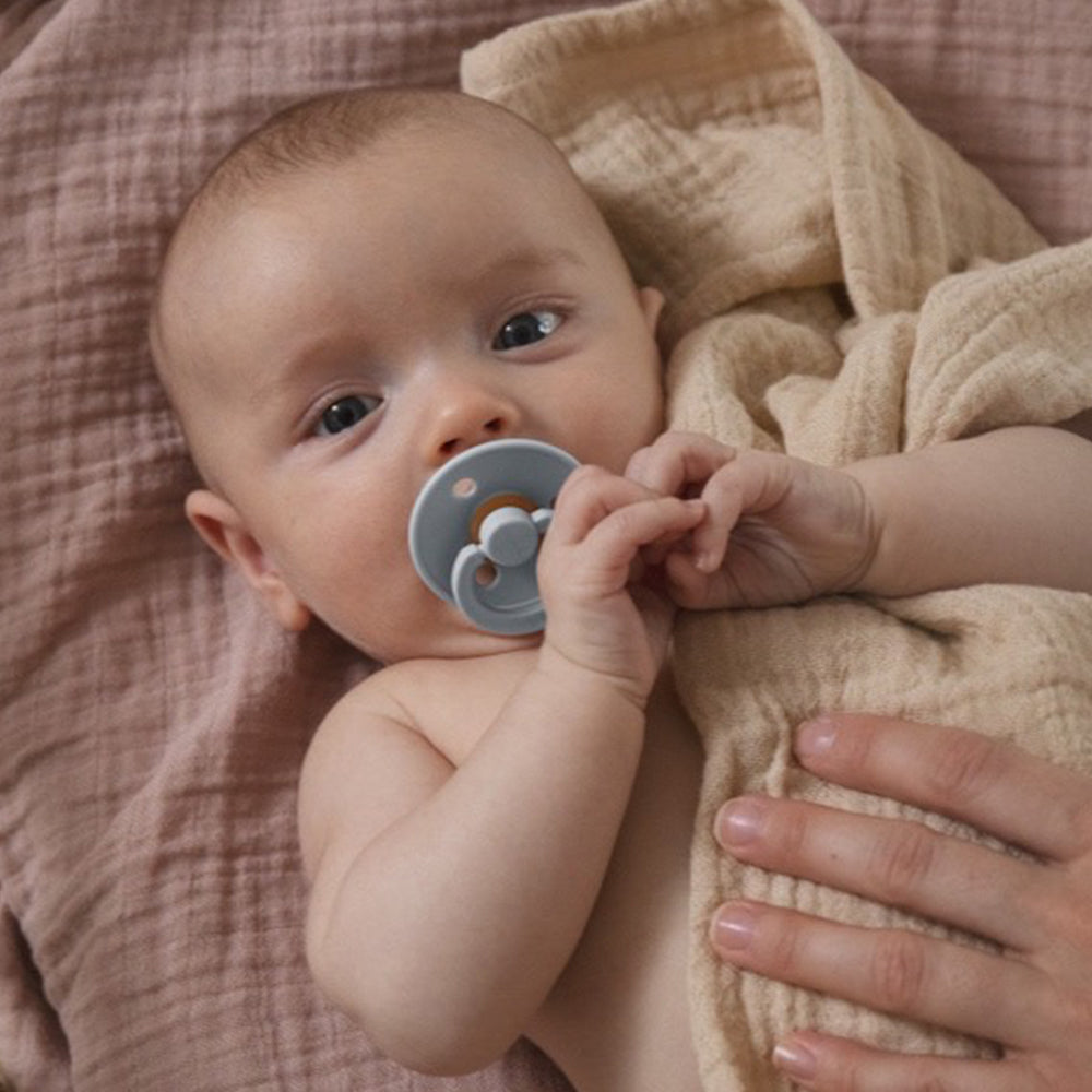 Bibs Twin Pack Dummy - Baby Blue/ Baby Blue