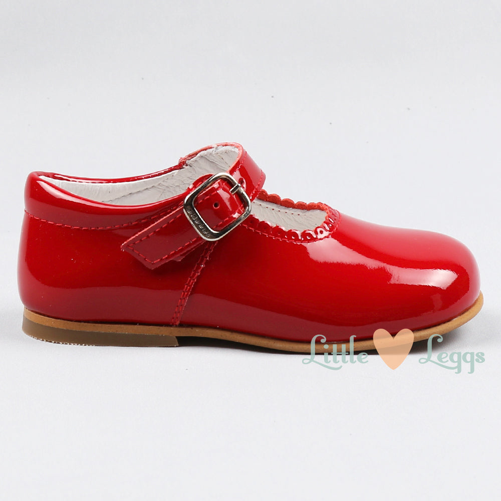 Girls Red Patent Mary Jane Shoe