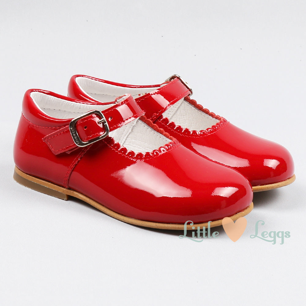 Girls Red Patent Mary Jane Shoe