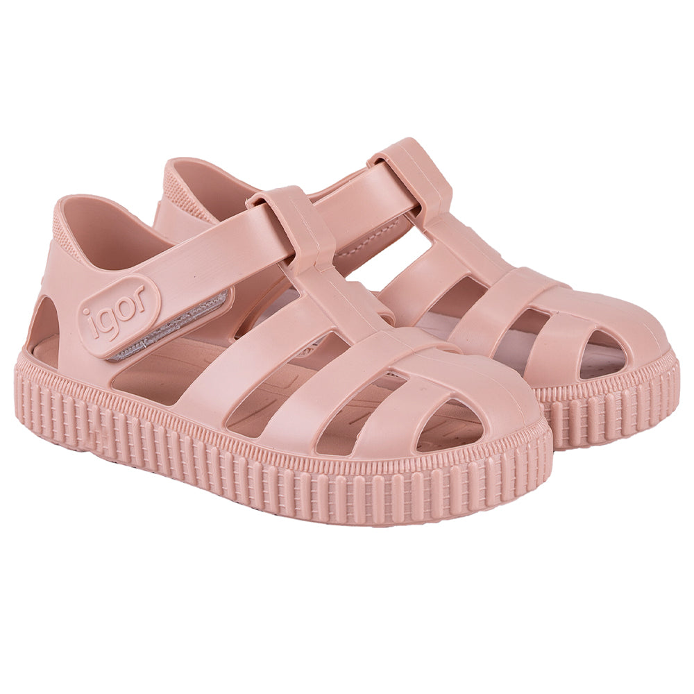 Dusty Pink Velcro Jellies