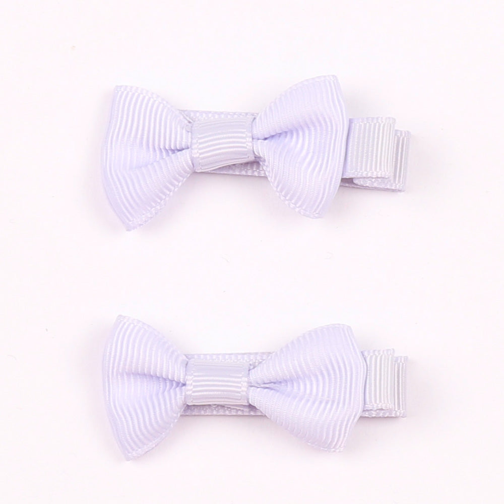 Lilac Pack Of Two 1.5" Bow Clips