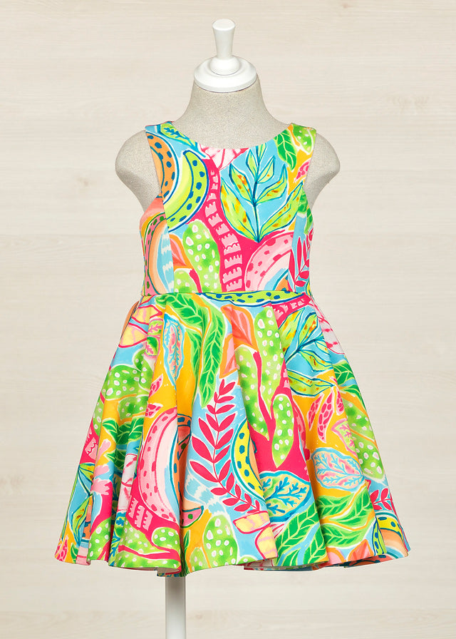 Patterned Print Dress