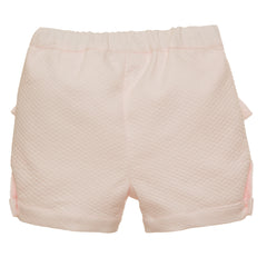 Pink Pique Shorts