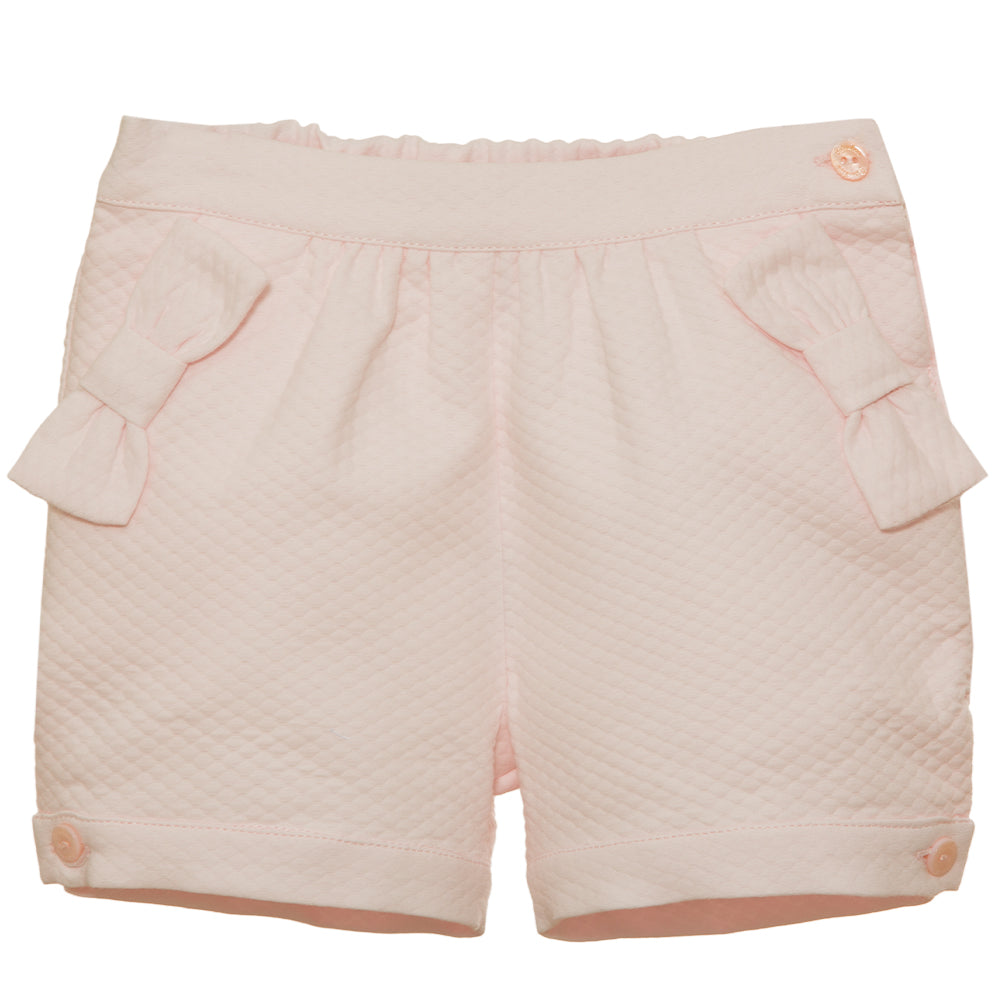 Pink Pique Shorts