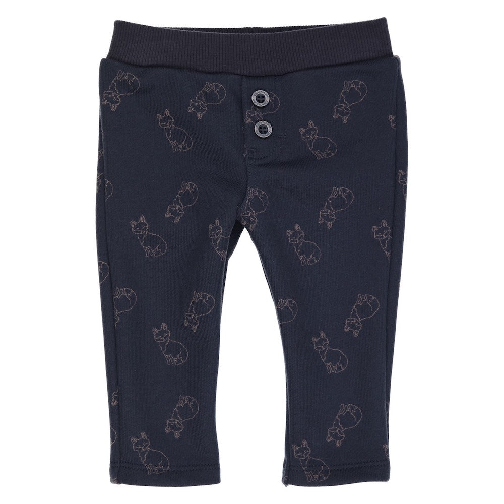 Navy Animal Print Tracksuit