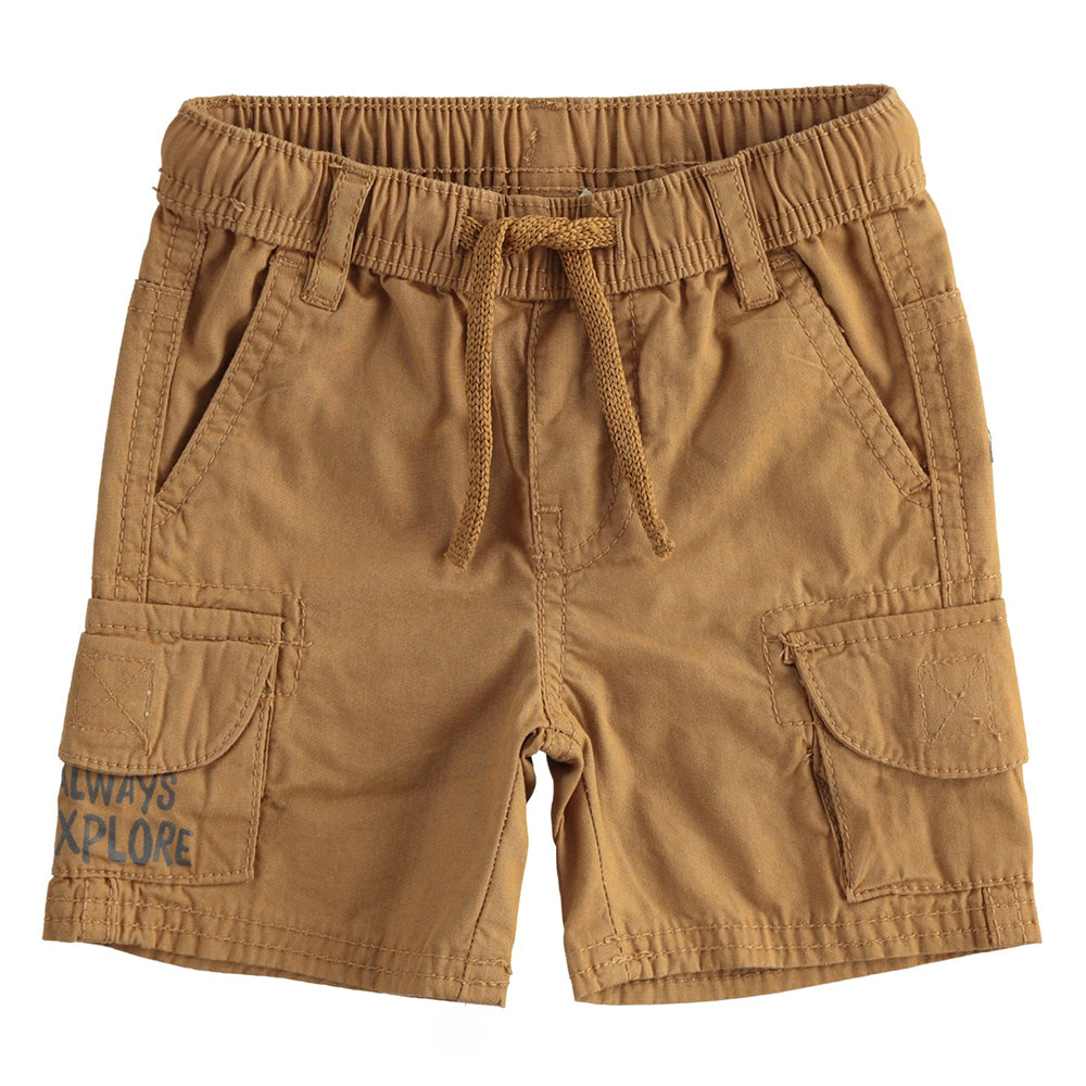 Brown Combat Shorts
