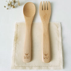 Bamboo Fork & Spoon