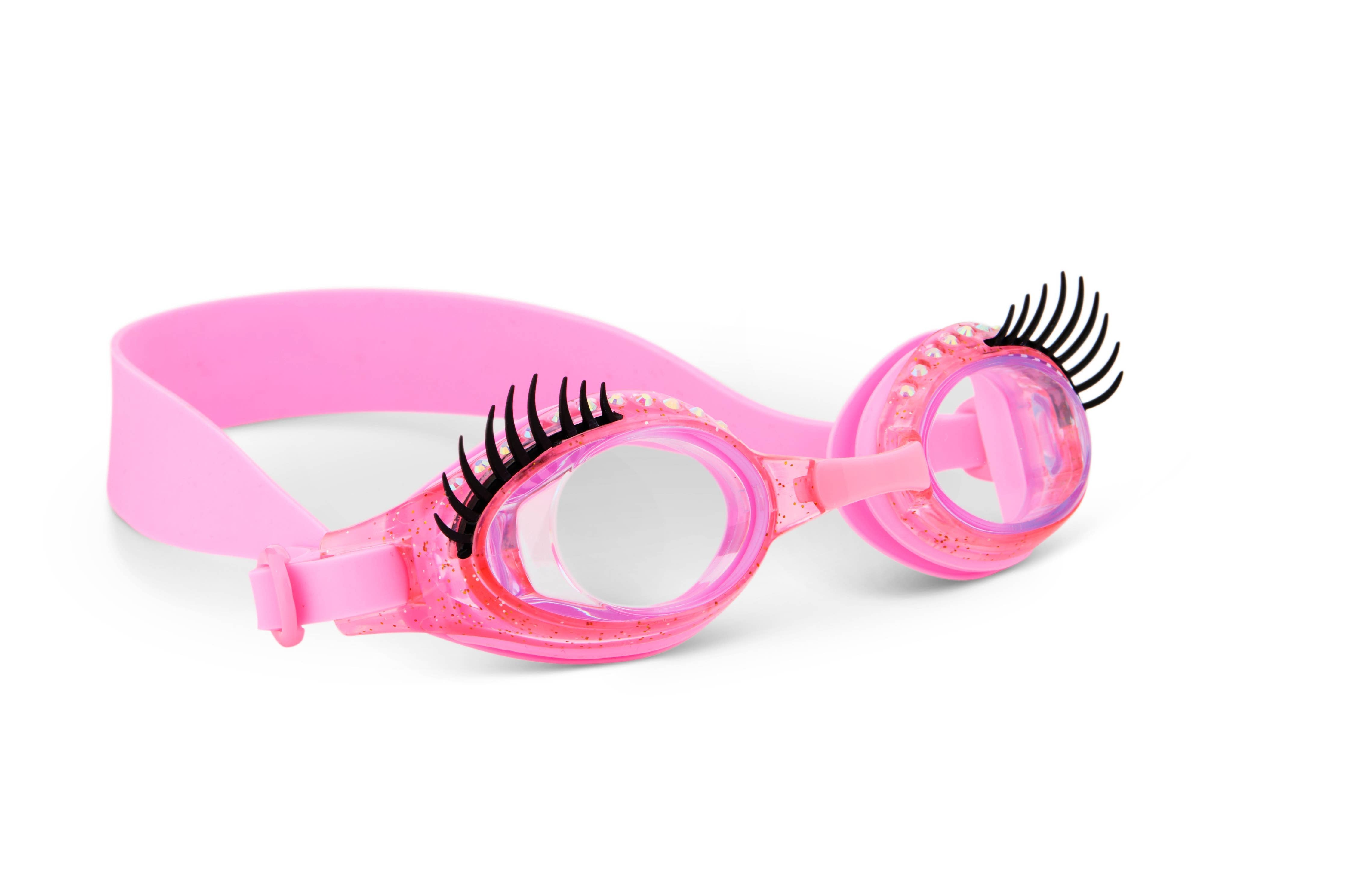 Pink Splash Lash Eyelash Swimming Goggles