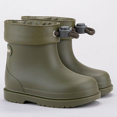 Khaki Toggle Wellington Boots