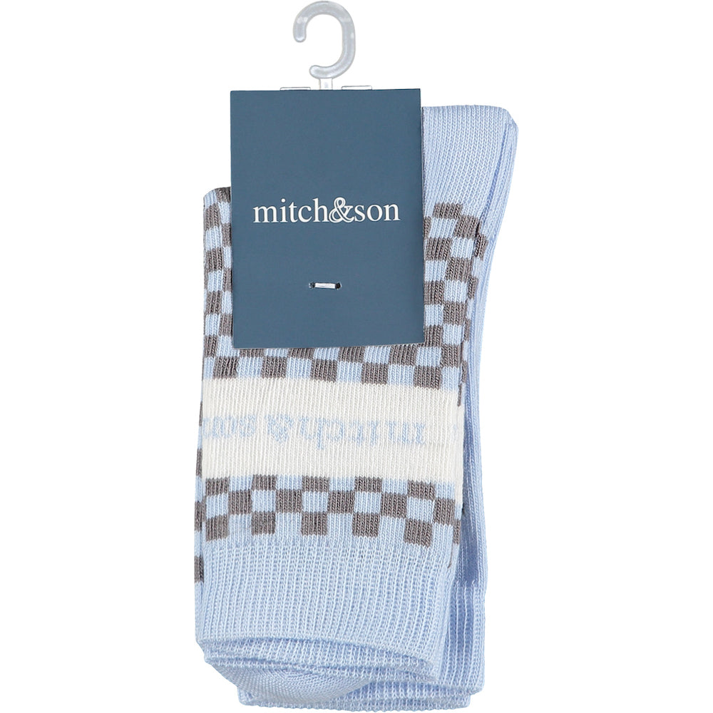 Blue 2 Pair Socks