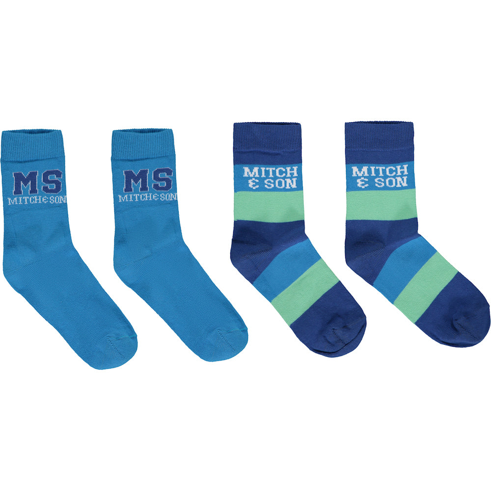 Blue Pack of 2 Socks