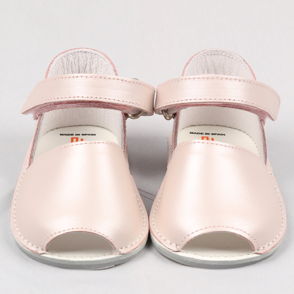Pink Leather Velcro Pre-Walker Sandal