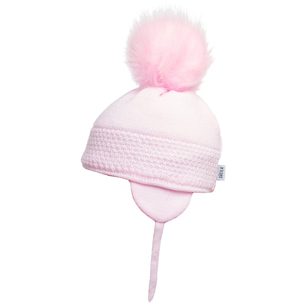 Pink Single Pom Pom Hat