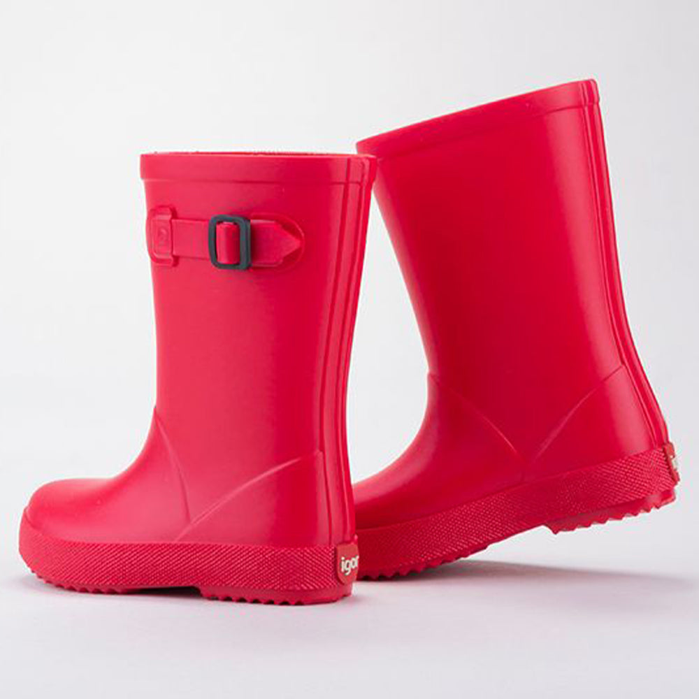 Red Buckle Wellington Boots