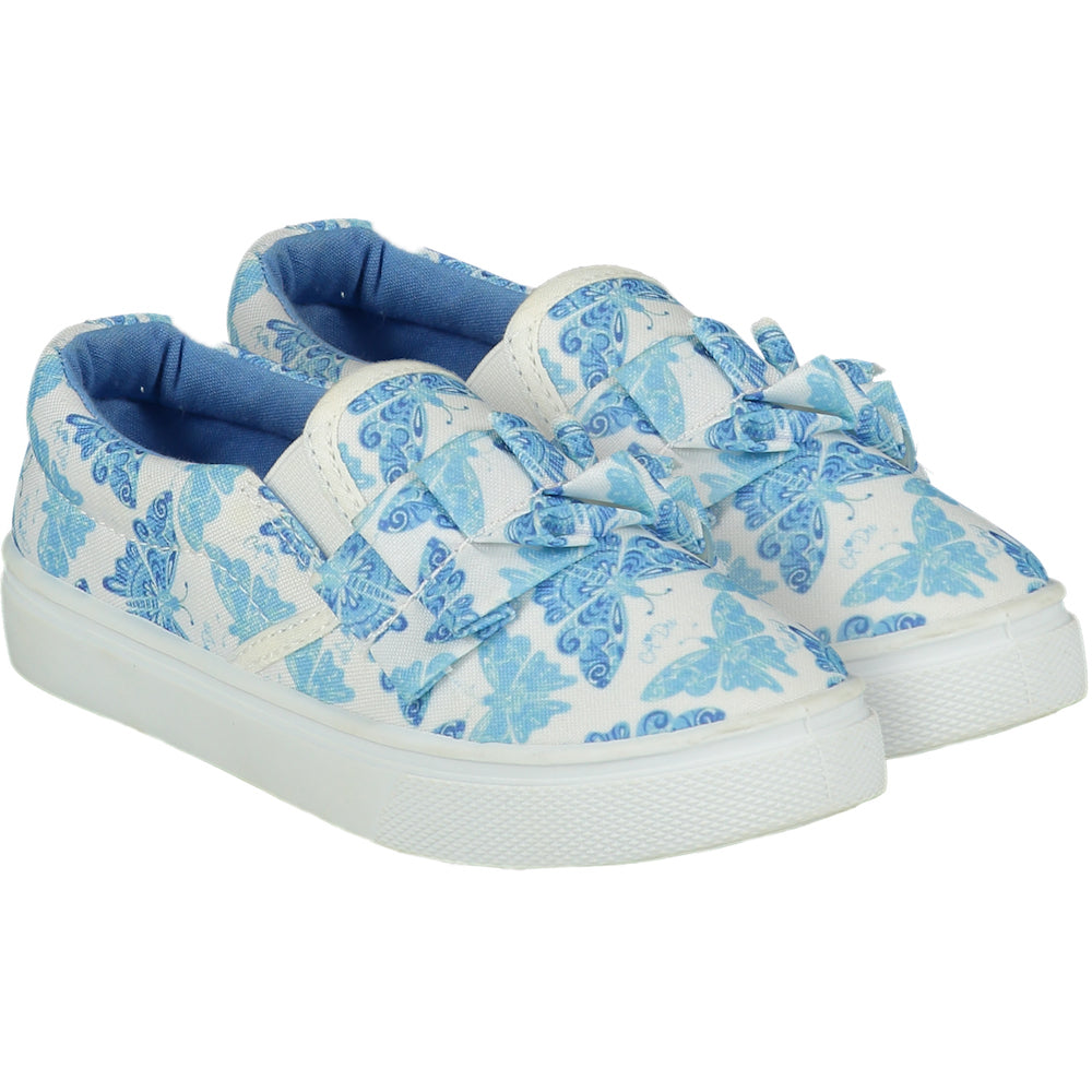 Butterfly Slip On Canvas Trainer