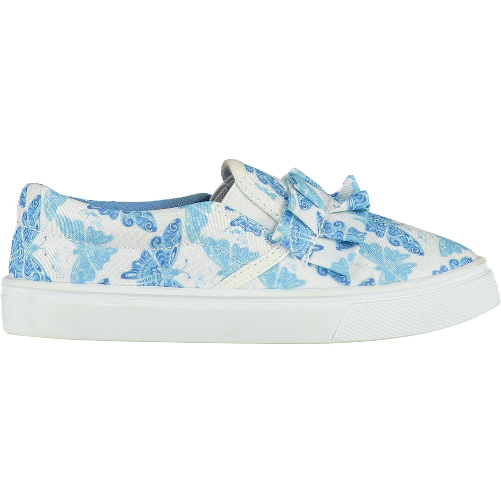 Butterfly Slip On Canvas Trainer