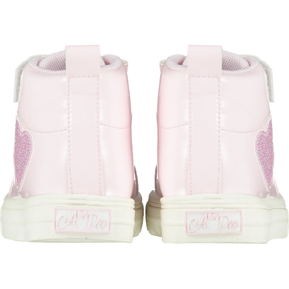 Pale Pink Heart High Top