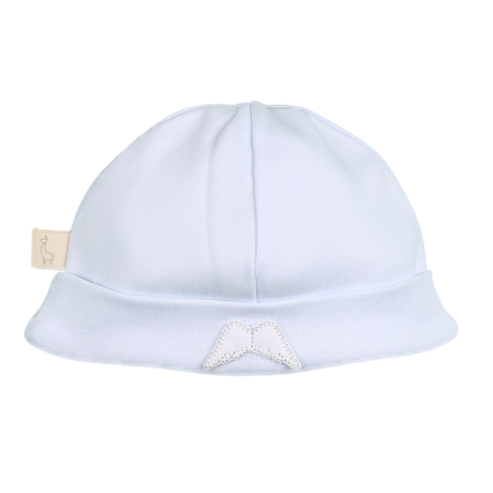 Blue Cotton Angel Wings Hat
