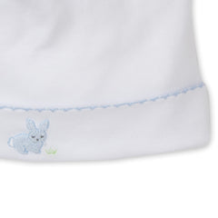 Blue Bunny Embroidered Hat