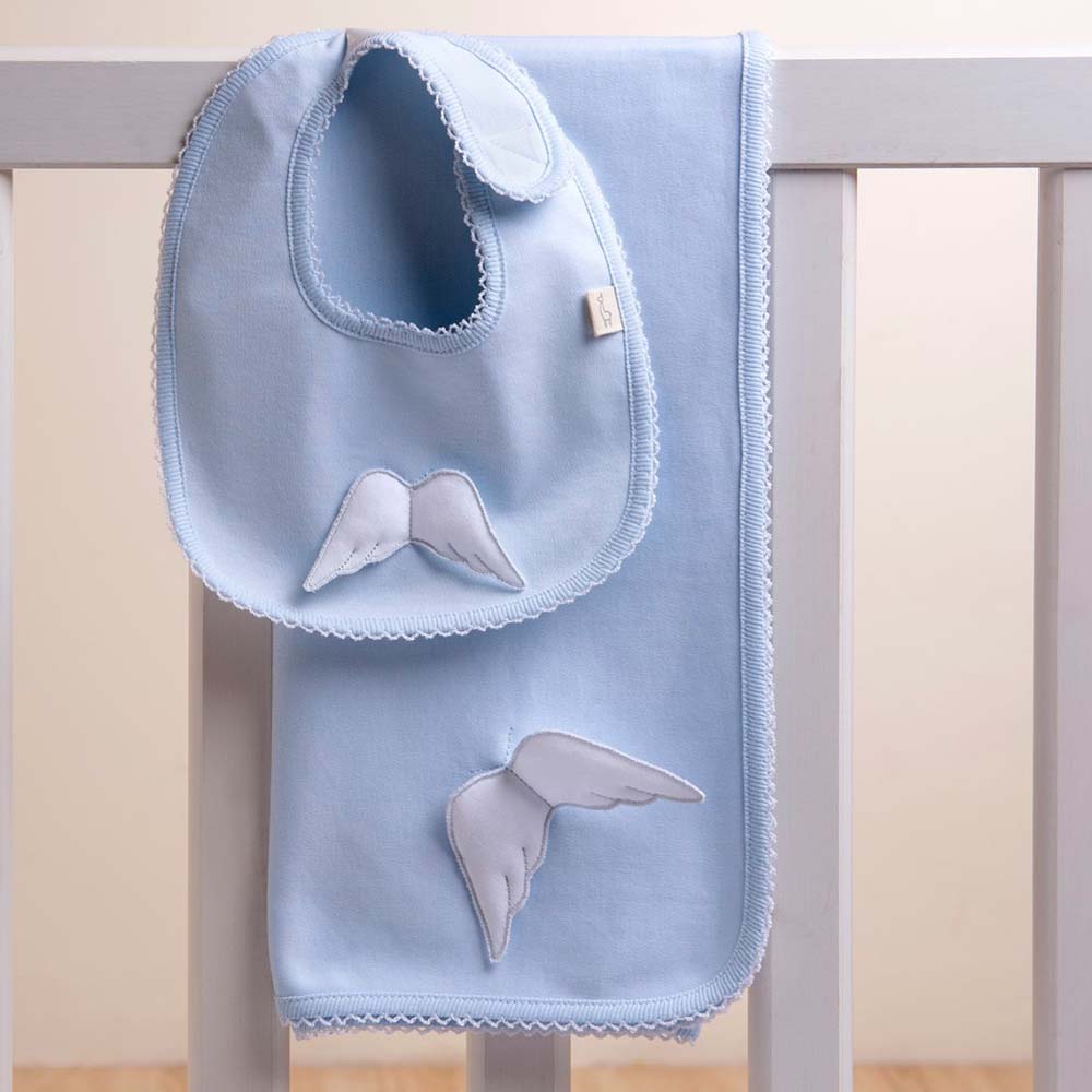 Blue Angel Wings Blanket