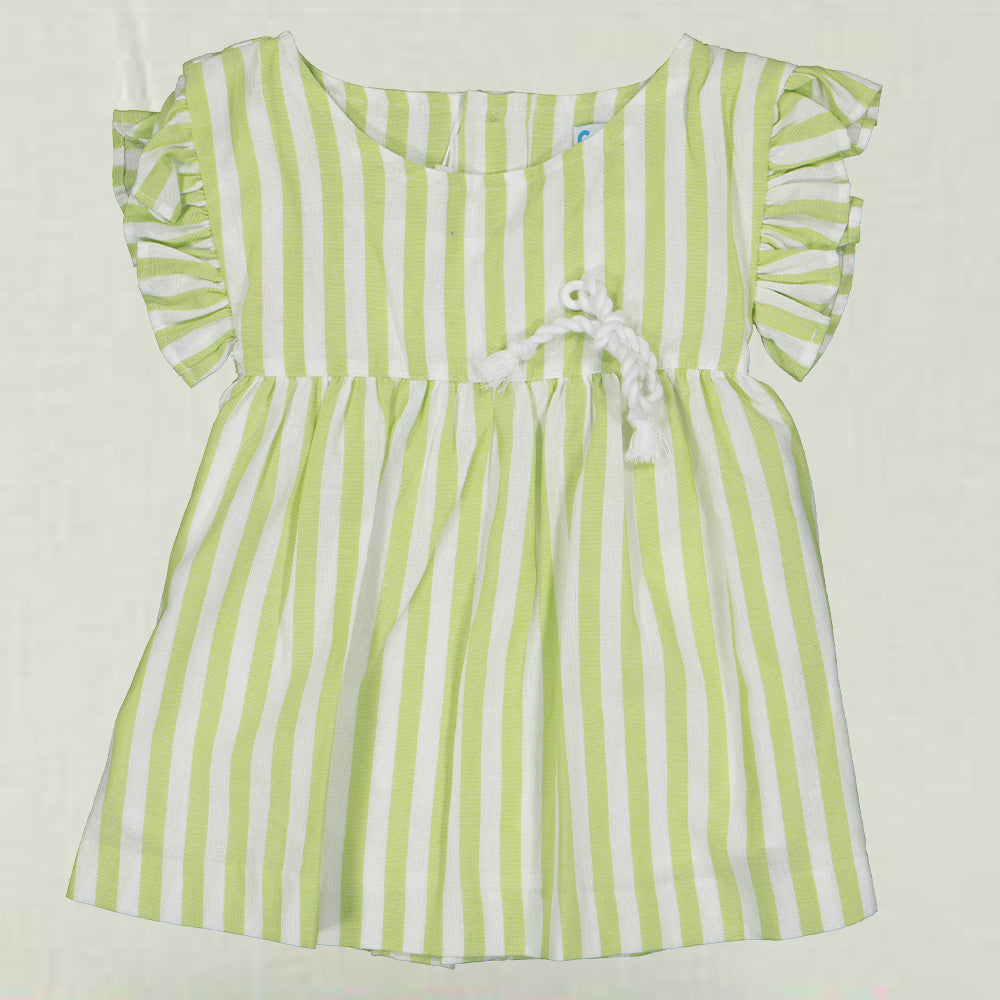 Lime Stripe Dress