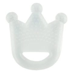 Crown Soft Silicone Clear Teether