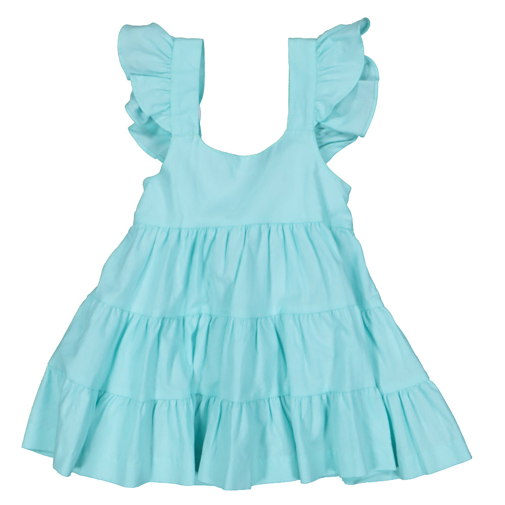 Mint Layered Dress – Little Leggs