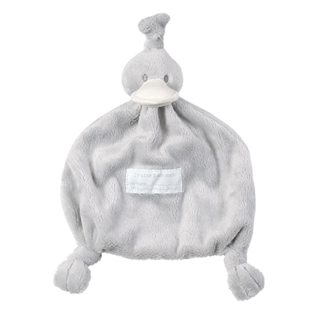 Pale Grey Fleece Duck Comforter