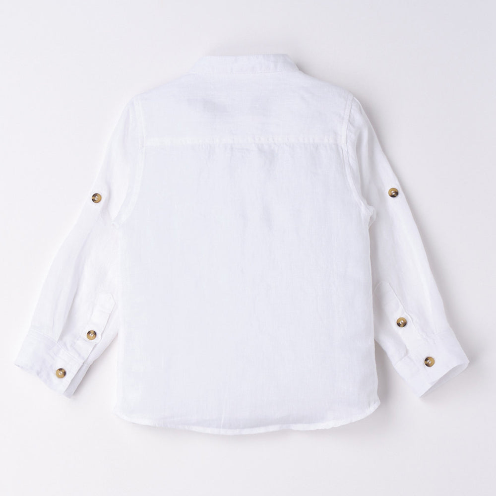 toddler white button up shirt